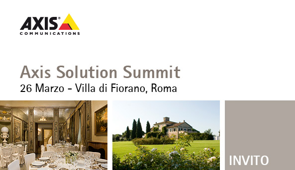 axis solution summit 2009 roma